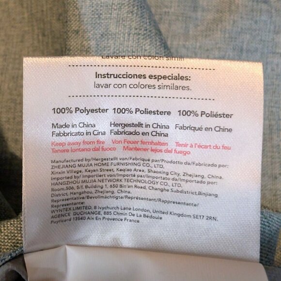 Deconovo Curtain Panel Set of 2 Teal 42"W x 84"H Ring Eyelet - Picture 10 of 10